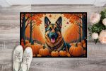 NEW German Shepherd Fall Doormat Front Door Mat Indoor Outdoor Rugs for Entryway, Non Slip Washable Low Pile, 18H X 27W