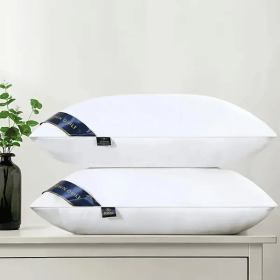 Bed Pillows Blue 2pack (Option: Queen)