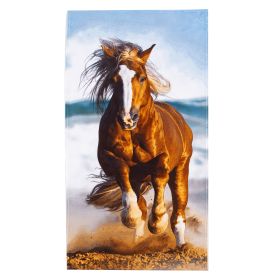Running Horse Beach Towel; 30" x 60" (SKU: 1GEN/72000/0058/AMZ)